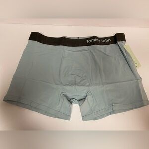 Tommy John cool cotton Boxer Briefs blue fog size XL